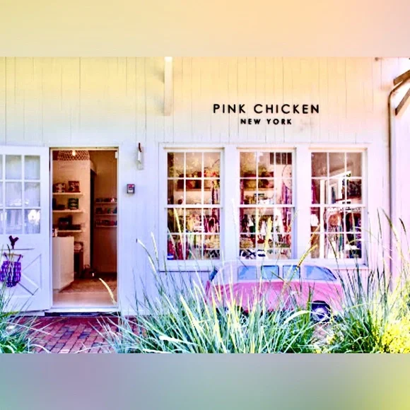 Pink Chicken Ruffled Tiered Green and Pink Sundress - Picture 7 of 8